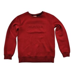 Hunter Target Orange Red Logo Sweatshirt Youth L 12-14 Women XS